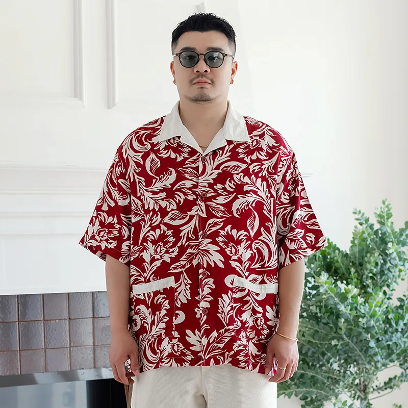 WAYNEXZAVIER Shirts Men Red-2