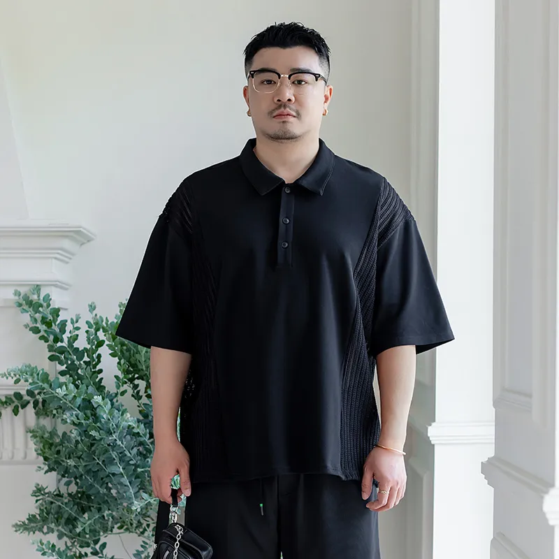 WAYNEXZAVIER Polo Shirts Men Black-2