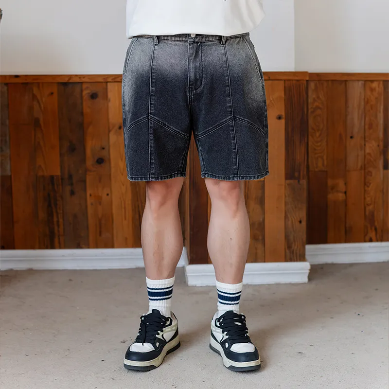 WAYNEXZAVIER Denim Shorts Men's-2