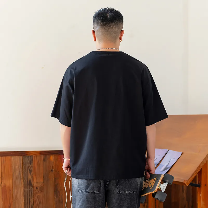 WAYNEXZAVIER T Shirts Men Black-3