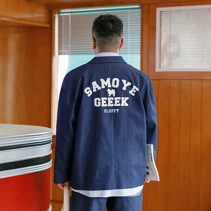 WAYNEXZAVIER Denim Jacket Men's Blue-2