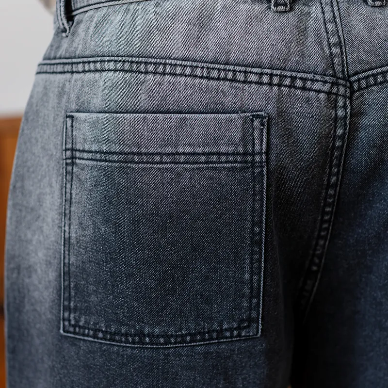 WAYNEXZAVIER Denim Shorts Men's-4