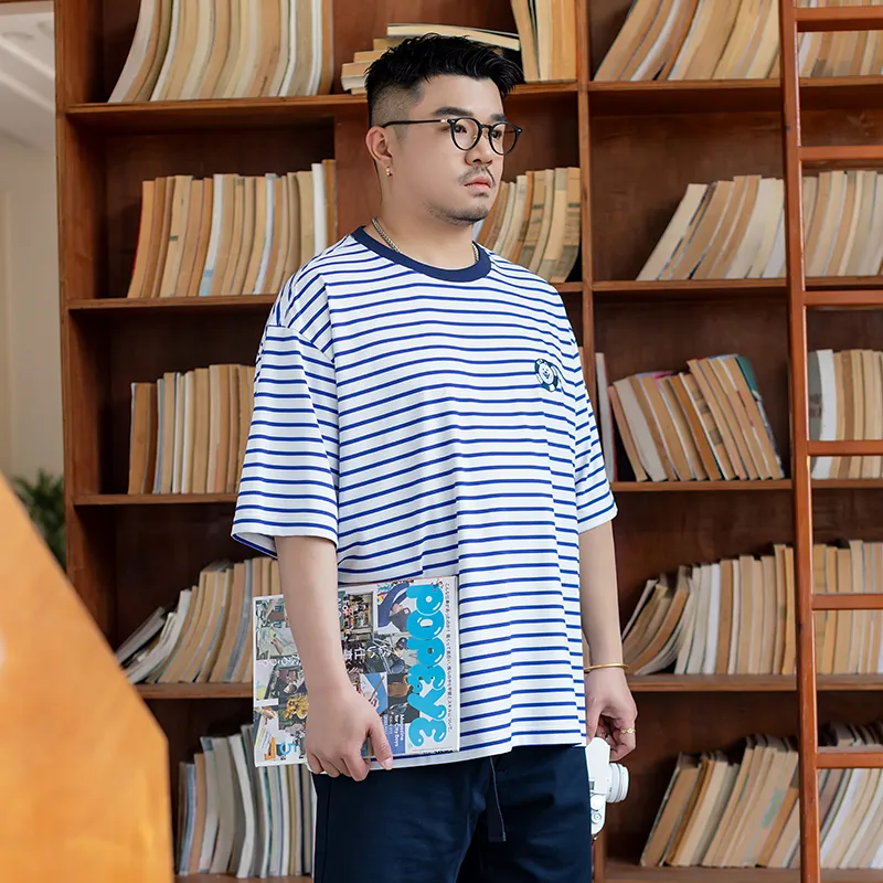 WAYNEXZAVIER T Shirts Men Blue-4