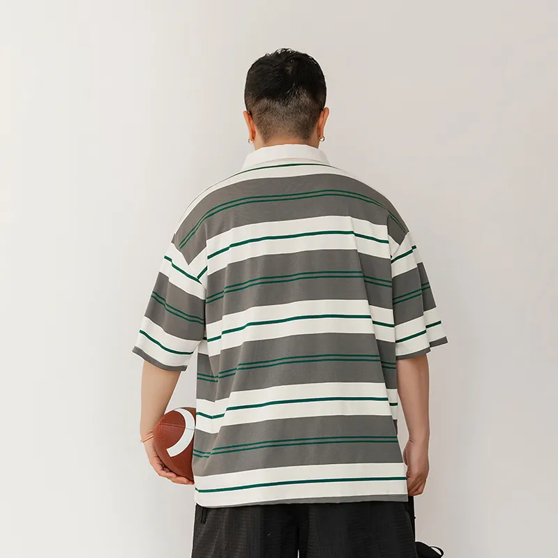 WAYNEXZAVIER Polo Shirt Men's Army Green Apricot-2