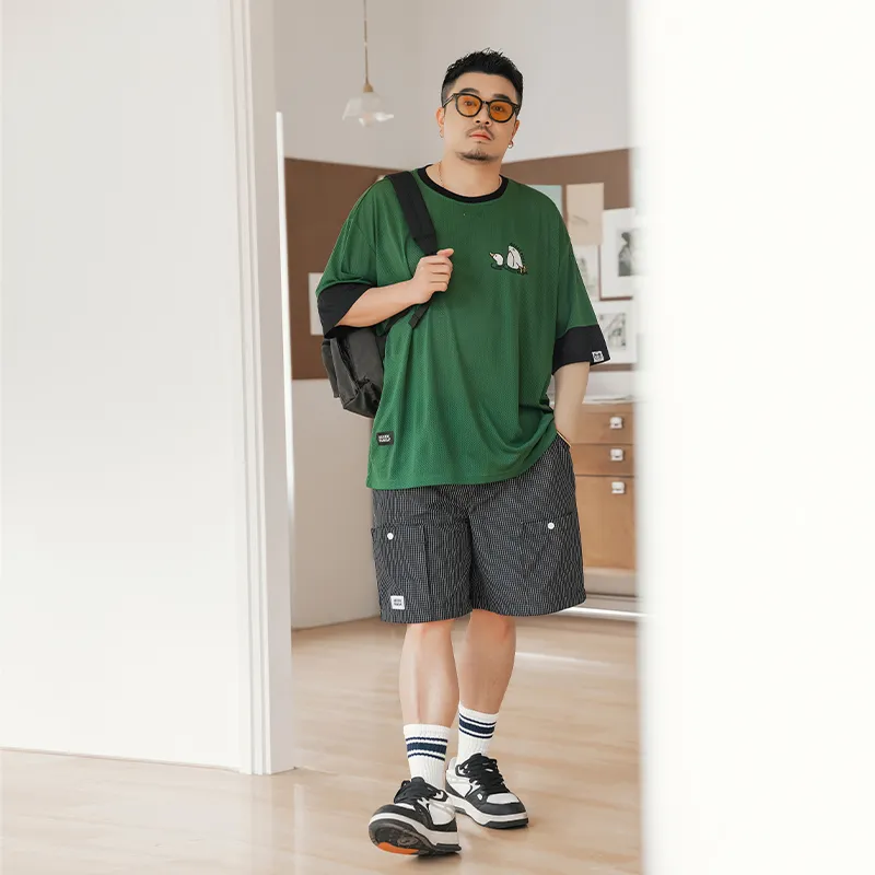 WAYNEXZAVIER Casual Shorts Men's Black-6