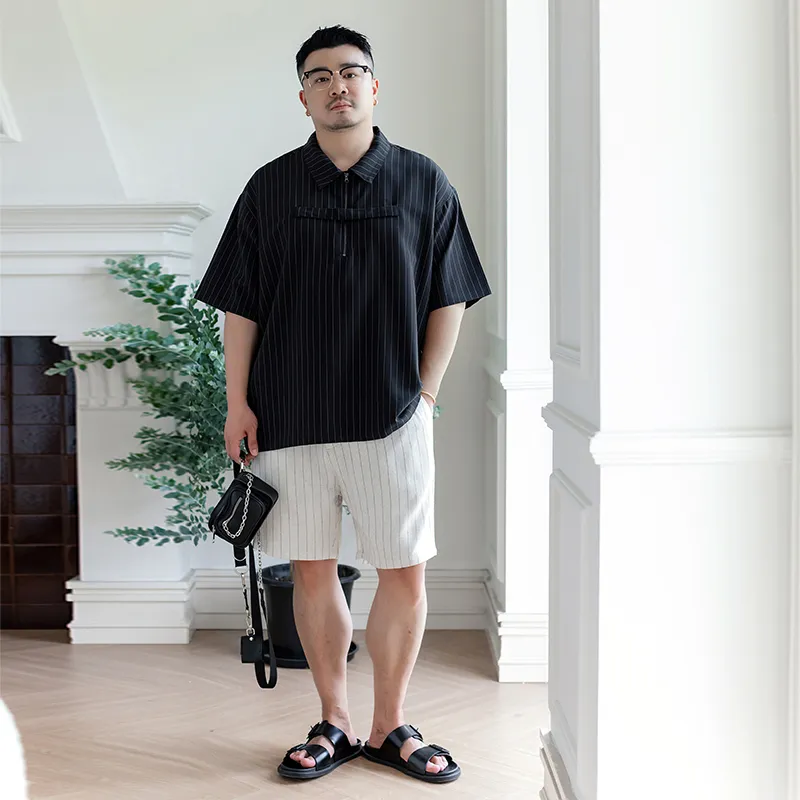 WAYNEXZAVIER Polo Shirts Men Black-5