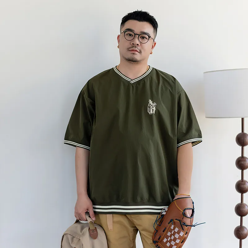 WAYNEXZAVIER T Shirts Men Army Green-6