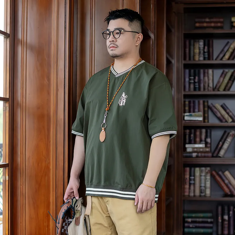 WAYNEXZAVIER T Shirts Men Army Green-4