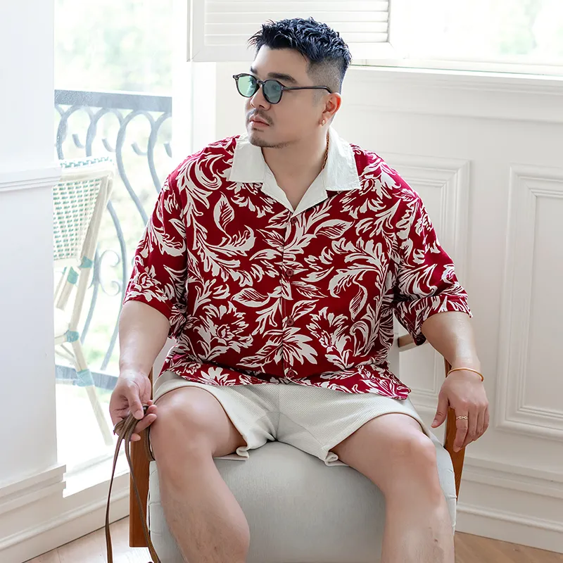 WAYNEXZAVIER Shirts Men Red-7