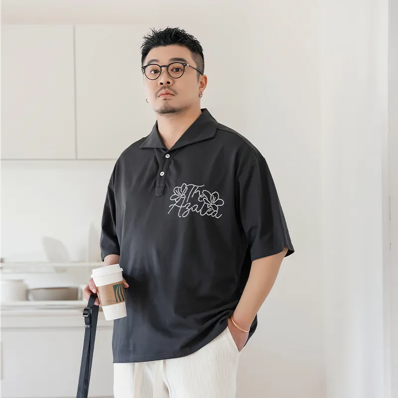 WAYNEXZAVIER Polo Shirt Men's Black-6