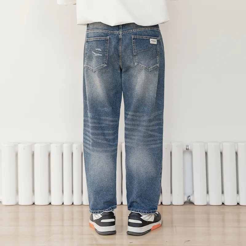 WAYNEXZAVIER Jeans Men Blue-4