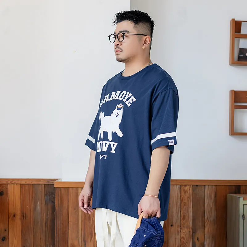WAYNEXZAVIER T Shirts Men Blue-5