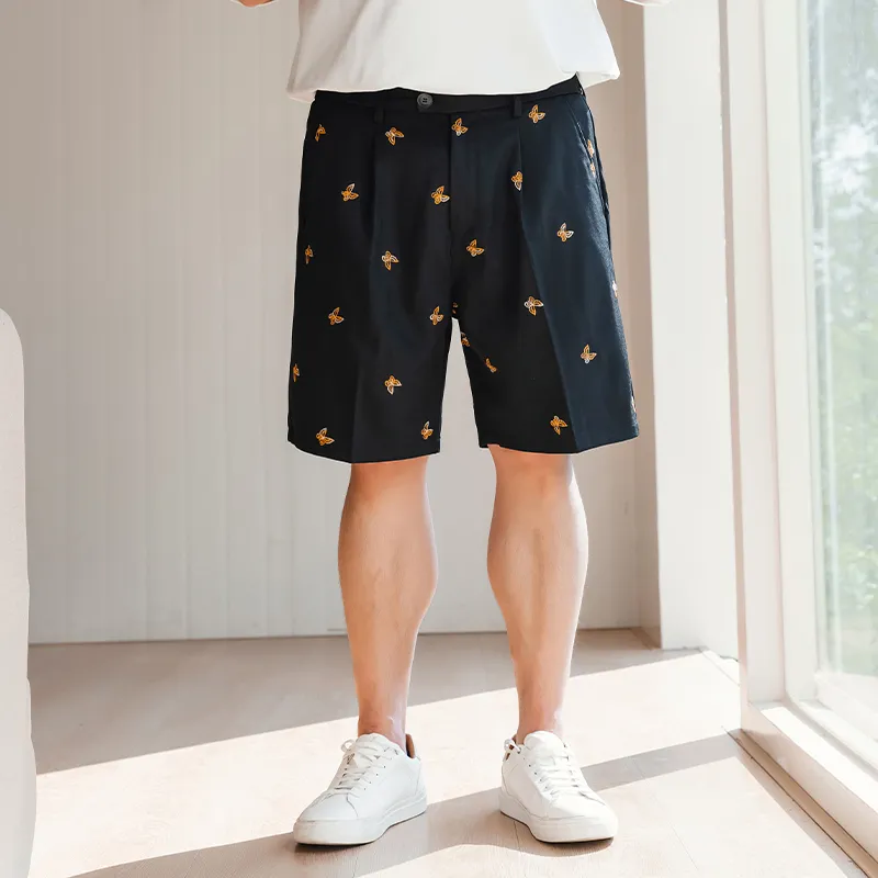WAYNEXZAVIER Casual Shorts Men's Black-2