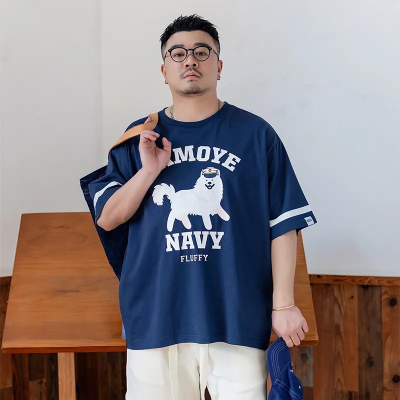 WAYNEXZAVIER T Shirts Men Blue-7