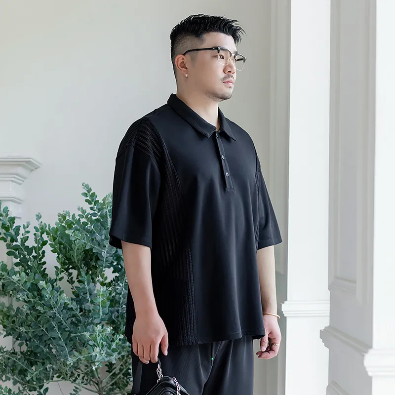 WAYNEXZAVIER Polo Shirts Men Black-3