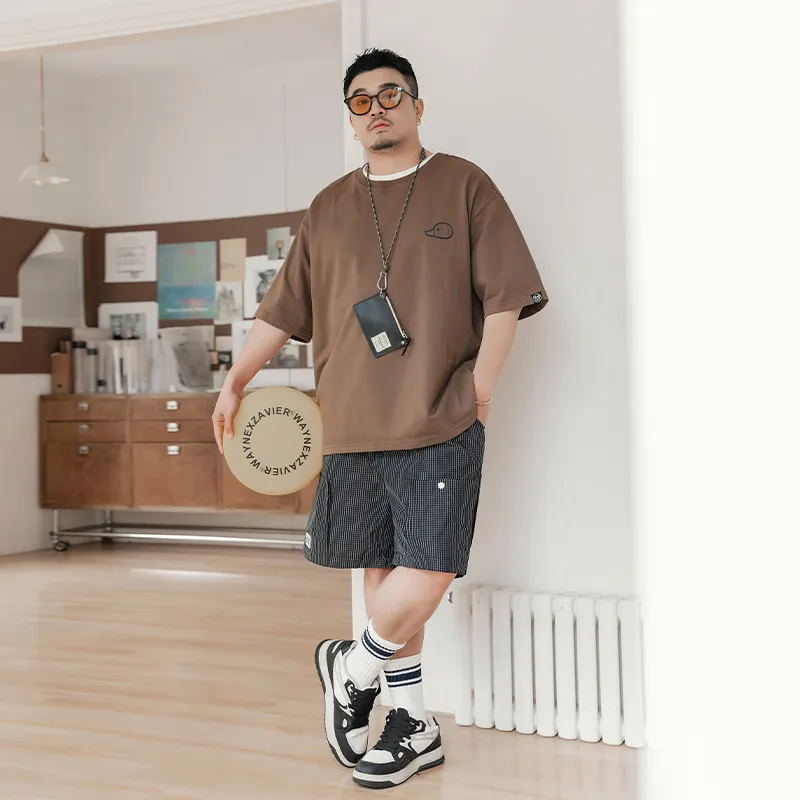 WAYNEXZAVIER Casual Shorts Men's Black-5