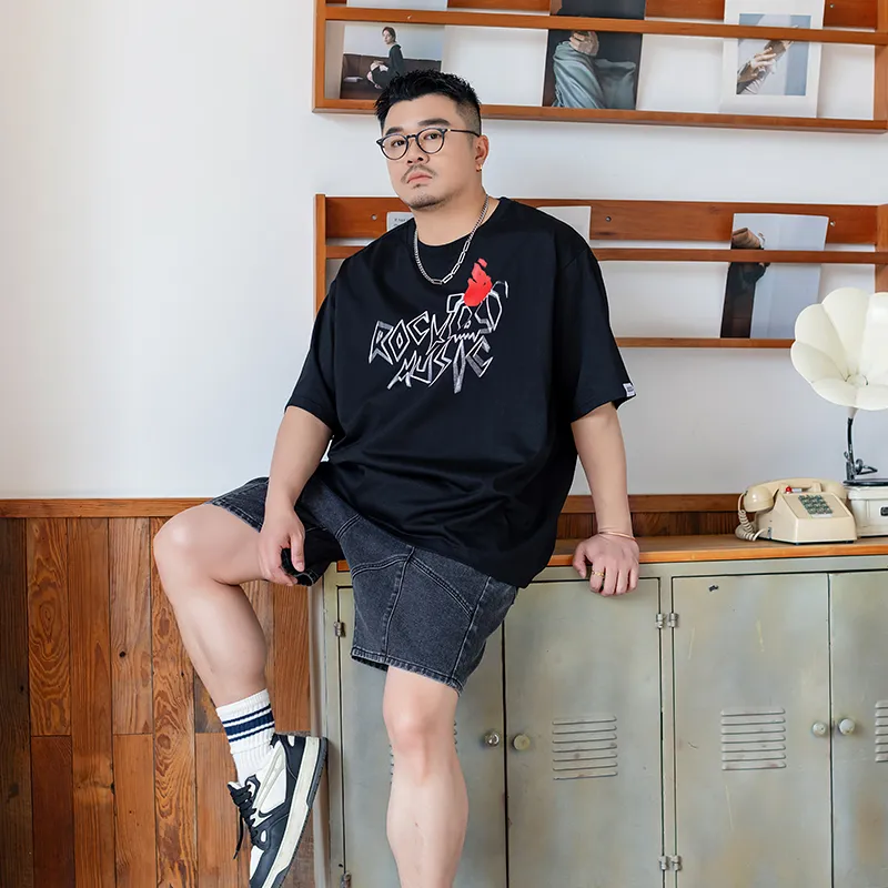 WAYNEXZAVIER T Shirts Men Black-6