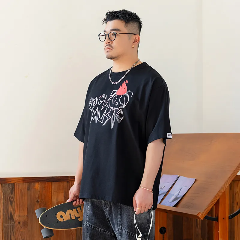 WAYNEXZAVIER T Shirts Men Black-4