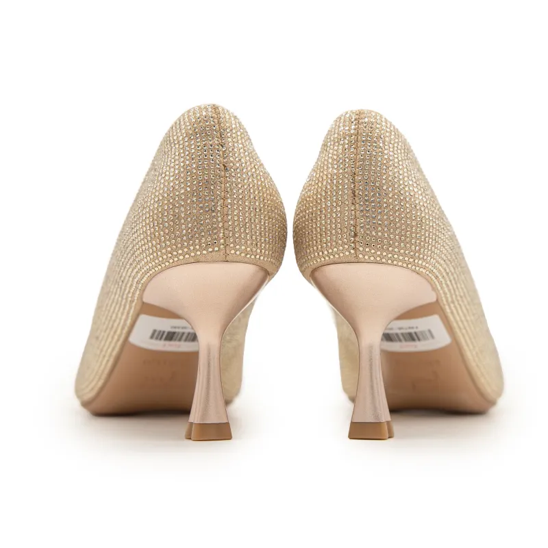 FED High Heels Women's Gold-4