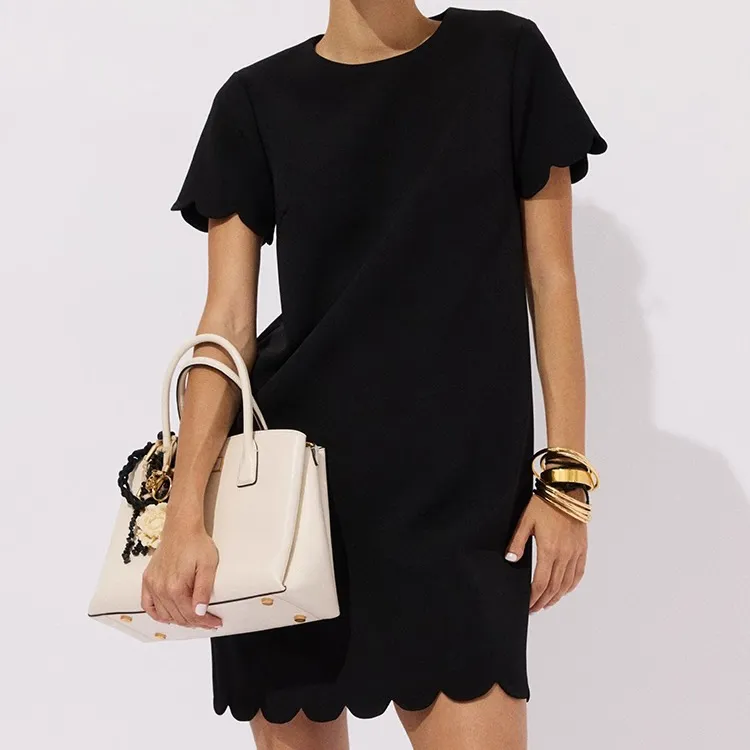 Kate Spade Short Sleeved Dress Women's Black-2