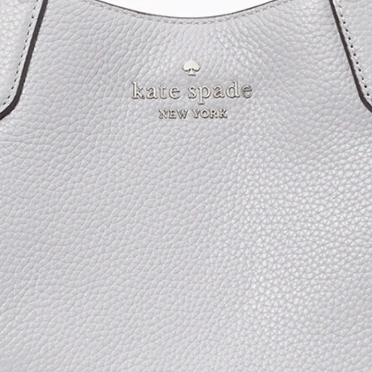 Kate Spade Cow Leather One Shoulder Handbag Trumpets Women's Gray-5