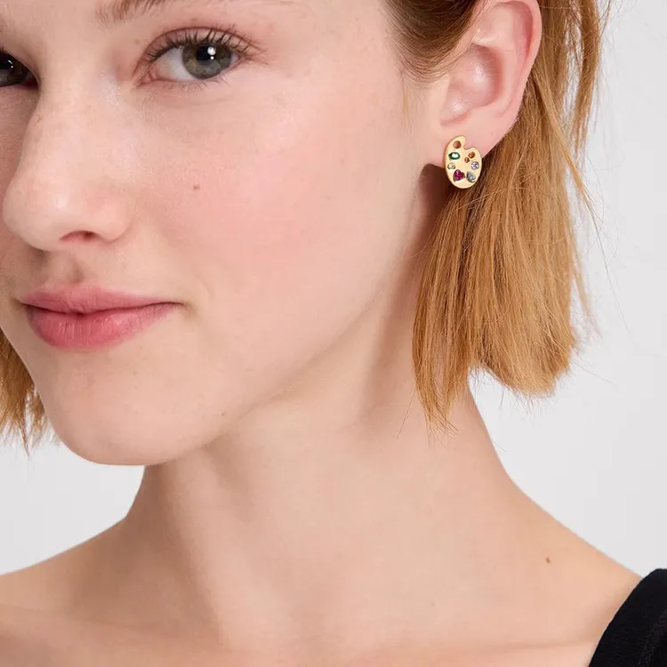 Kate Spade Copper Earrings Women's Gold-4