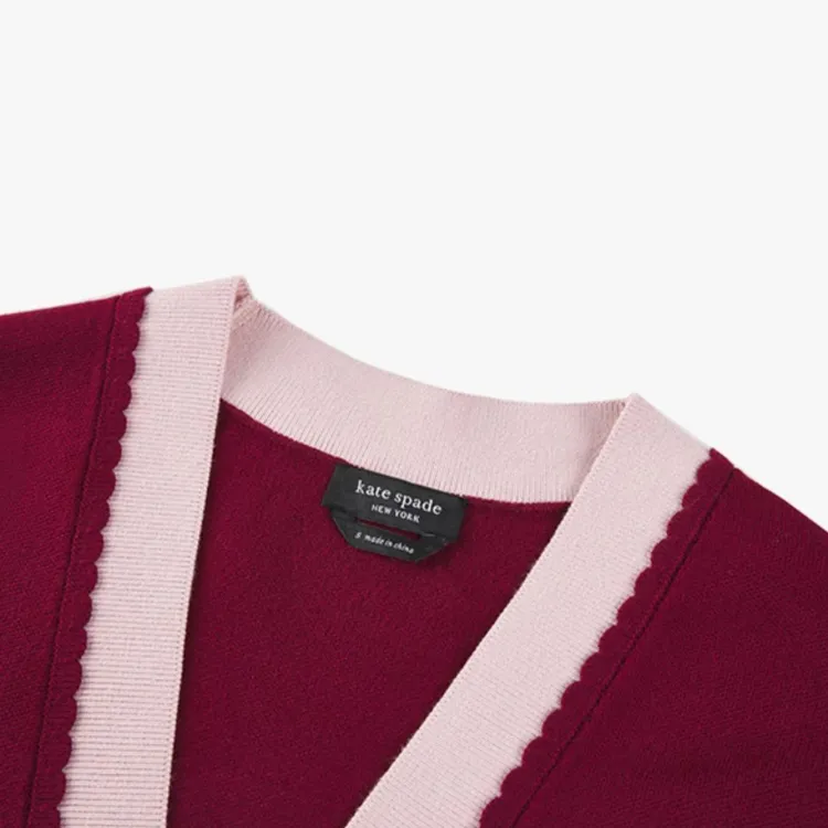 Kate Spade FW24 Knitwear Women's Blackberry Fruit Leather Color-4