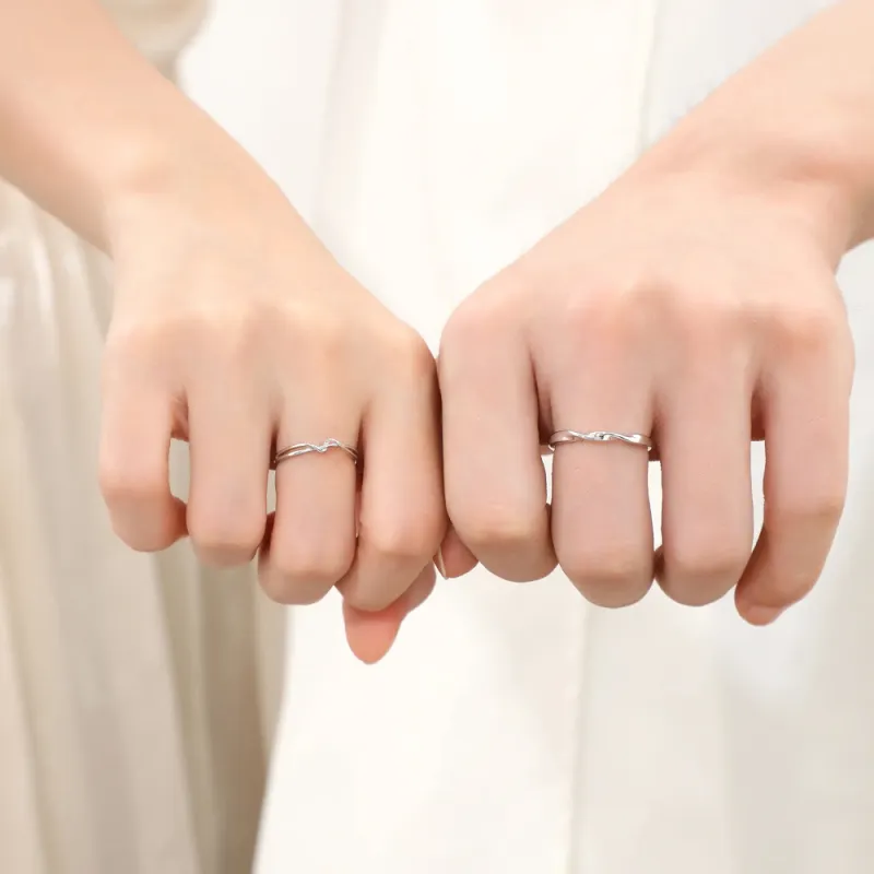 ZHIAIYONGHENG 999 Fine Silver Rings Unisex-1
