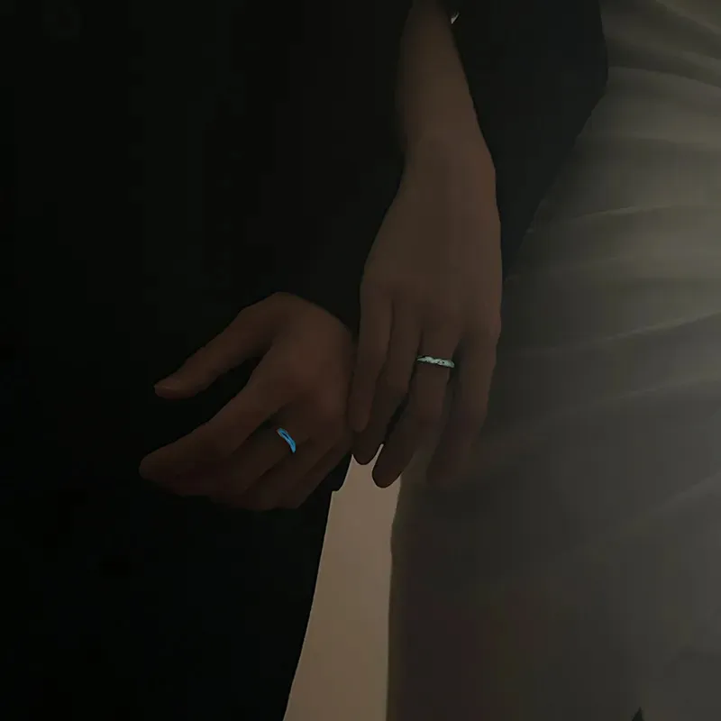 ZHIAIYONGHENG 999 Fine Silver Rings Unisex-4