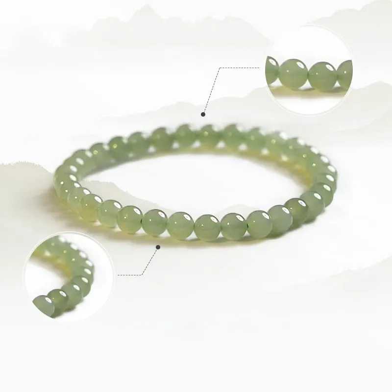 ZHIAIYONGHENG Bracelets Green Jade Women's-4