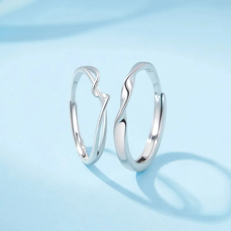 ZHIAIYONGHENG 999 Fine Silver Rings Unisex-6