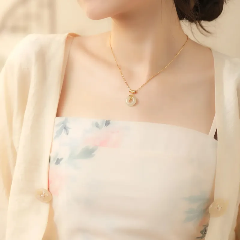 ZHIAIYONGHENG Chalcedony Necklaces Women's-2