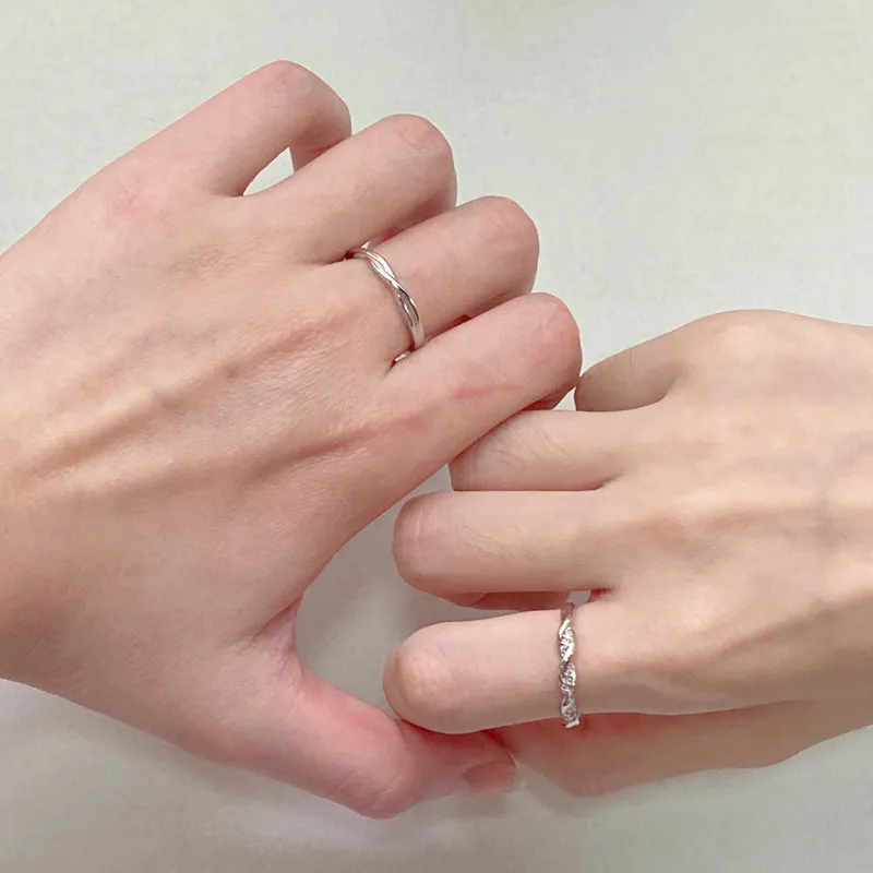 ZHIAIYONGHENG 999 Fine Silver Rings Unisex-5