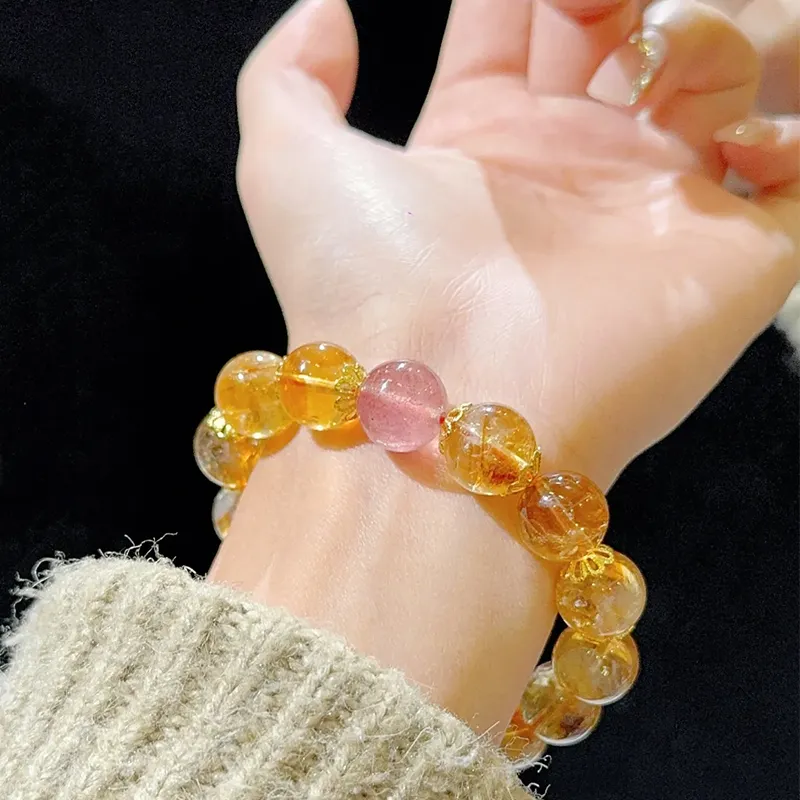 ZHIAIYONGHENG Crystal Jade Bracelets Unisex-7