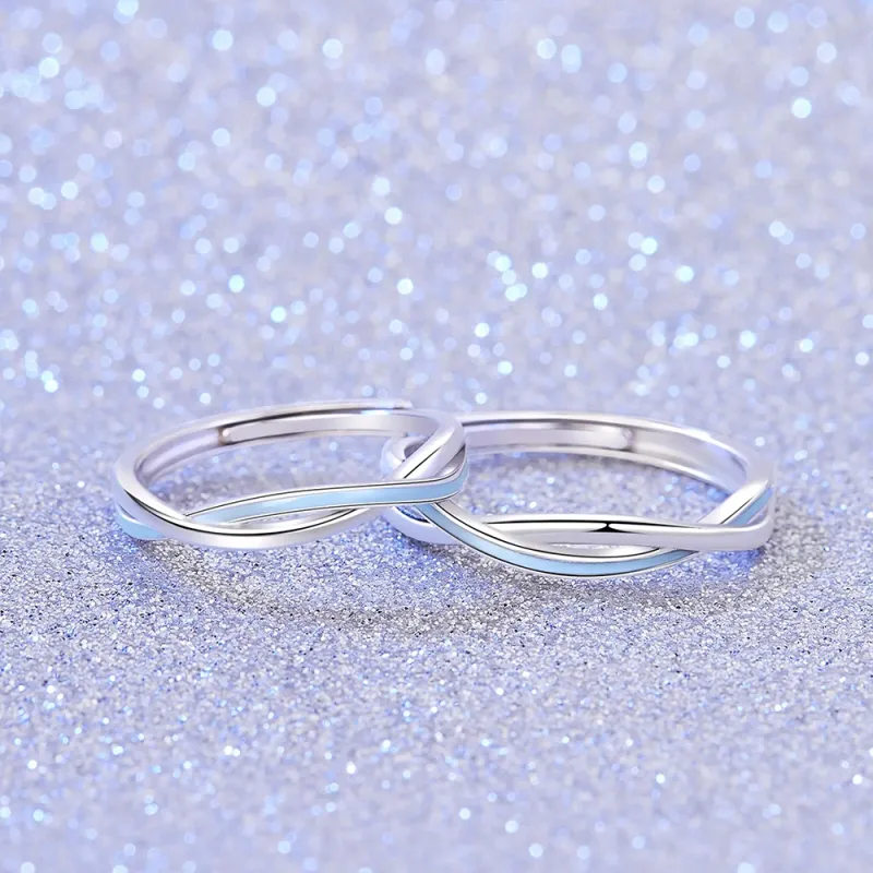 ZHIAIYONGHENG 999 Fine Silver Rings Unisex-2
