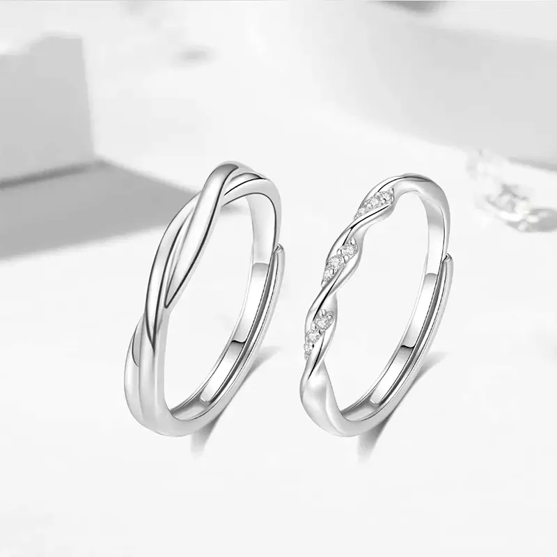 ZHIAIYONGHENG 999 Fine Silver Rings Unisex-3
