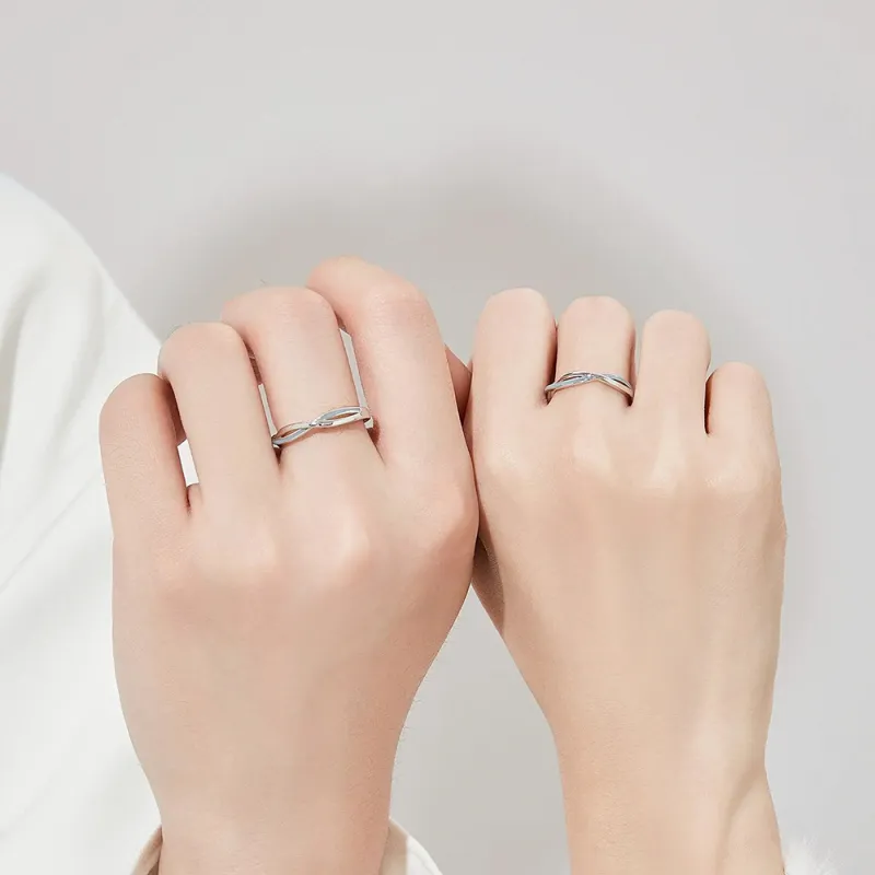 ZHIAIYONGHENG 999 Fine Silver Rings Unisex-5