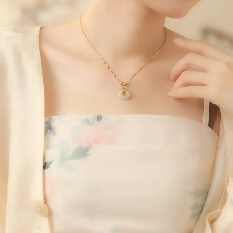 ZHIAIYONGHENG Chalcedony Necklaces Women's-5