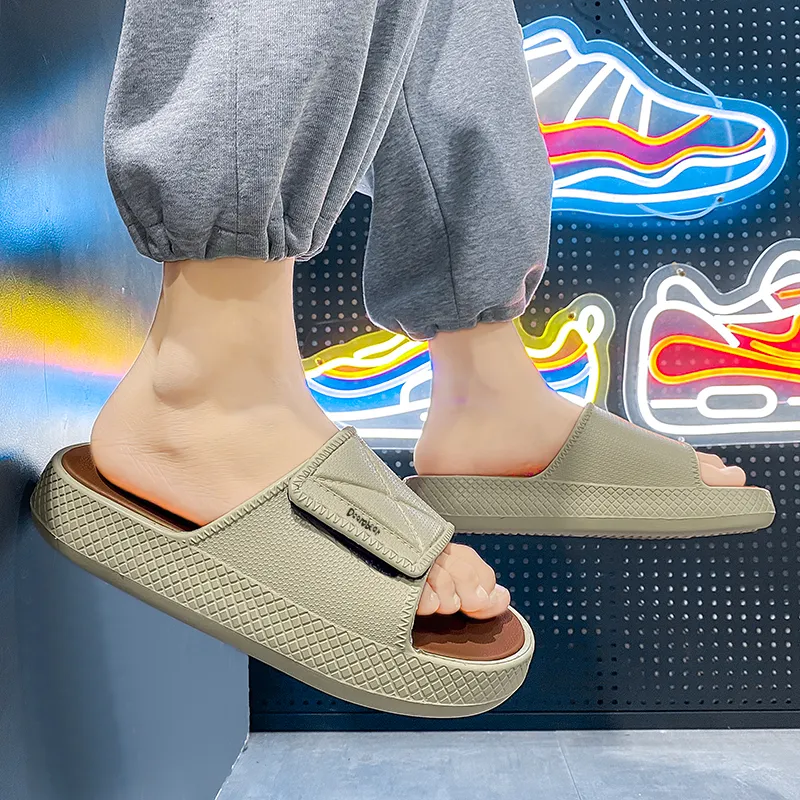 Budding Bear EVA Abrasion Resistant Cushioning Slide Slippers Men's-9