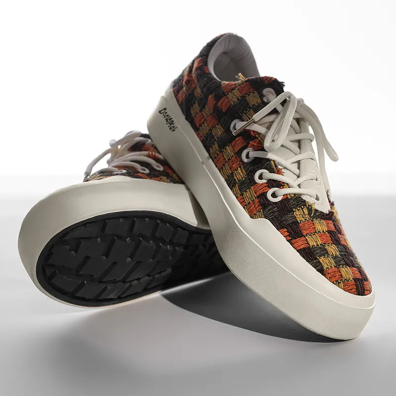 Budding Bear Anti Slip Wear Resistant Low Top Canvas Shoes Unisex Box-17