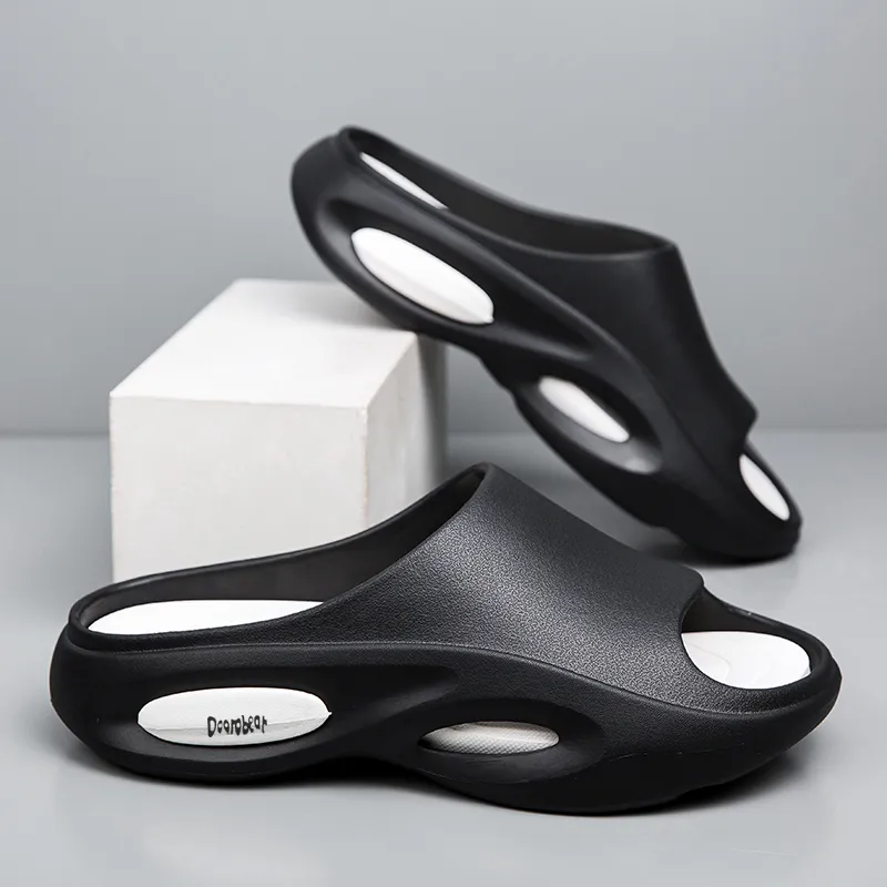 Budding Bear Quiet Slip Resistant Abrasion Resistant Slide Slippers Men's-6