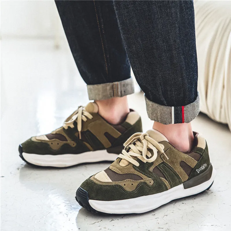 Budding Bear Slip Resistant, Abrasion Resistant, Lightweight, Height Increasing Low Top Casual Shoes Men's Box-2