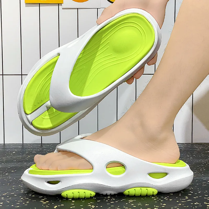 Budding Bear EVA Quiet Odor Resistant Abrasion Resistant Slip Resistant Flip Flops Men's-9