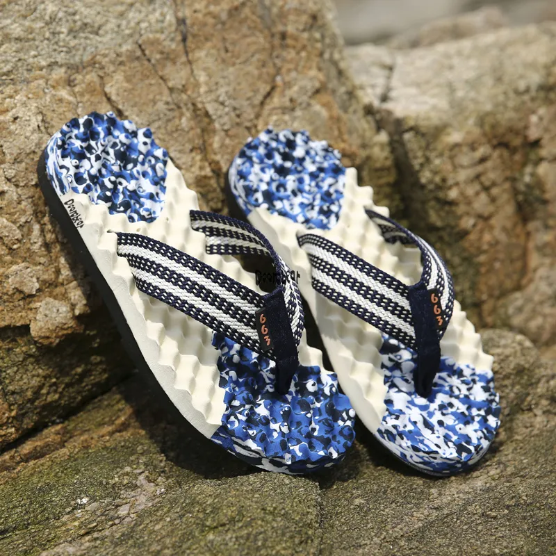Budding Bear EVA Stitching Quiet Odor Resistant Abrasion Resistant Slip Resistant Flip Flops Men's-14