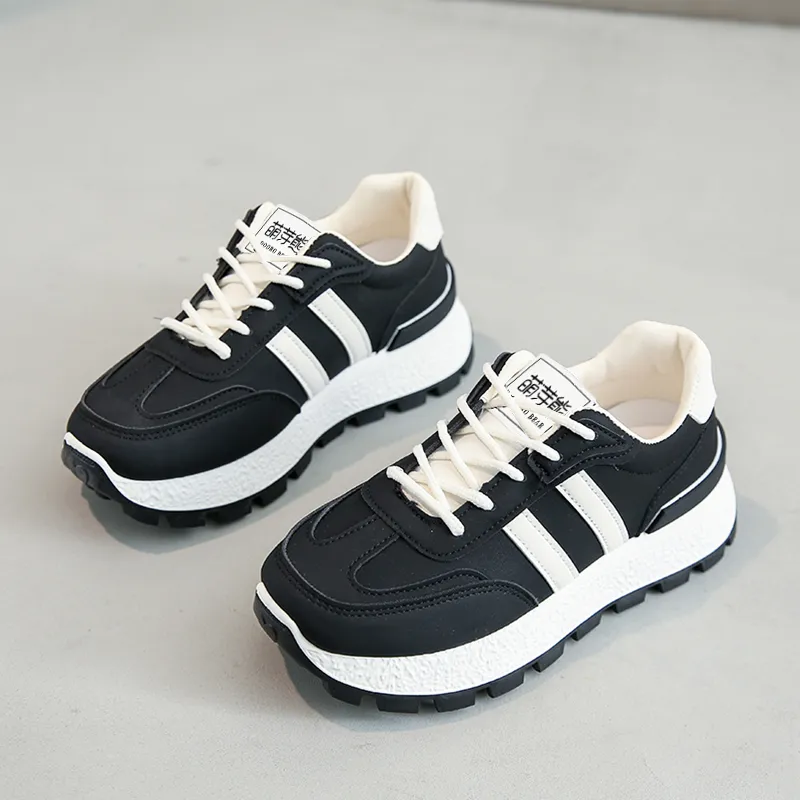 Budding Bear Anti-Slip Wear-Resistant Breathable Lightweight Height Increasing Low-Top Casual Shoes Unisex Box-8