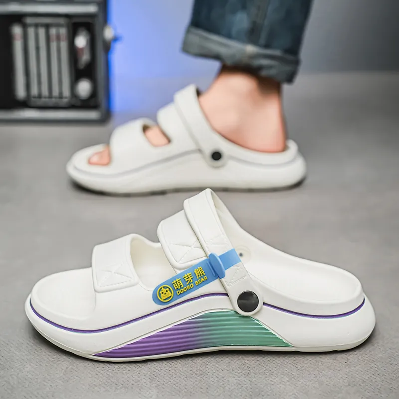 Budding Bear Cut-Out Slip-Resistant Odor-Resistant Slide Slippers Unisex-64