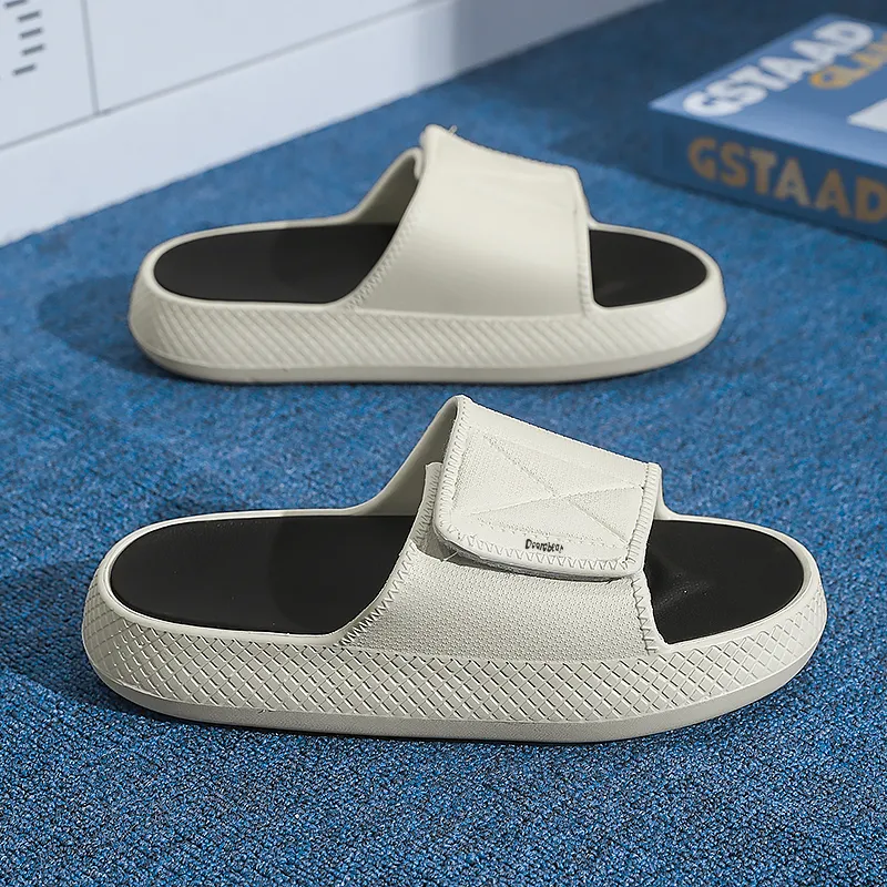 Budding Bear EVA Abrasion Resistant Cushioning Slide Slippers Men's-12