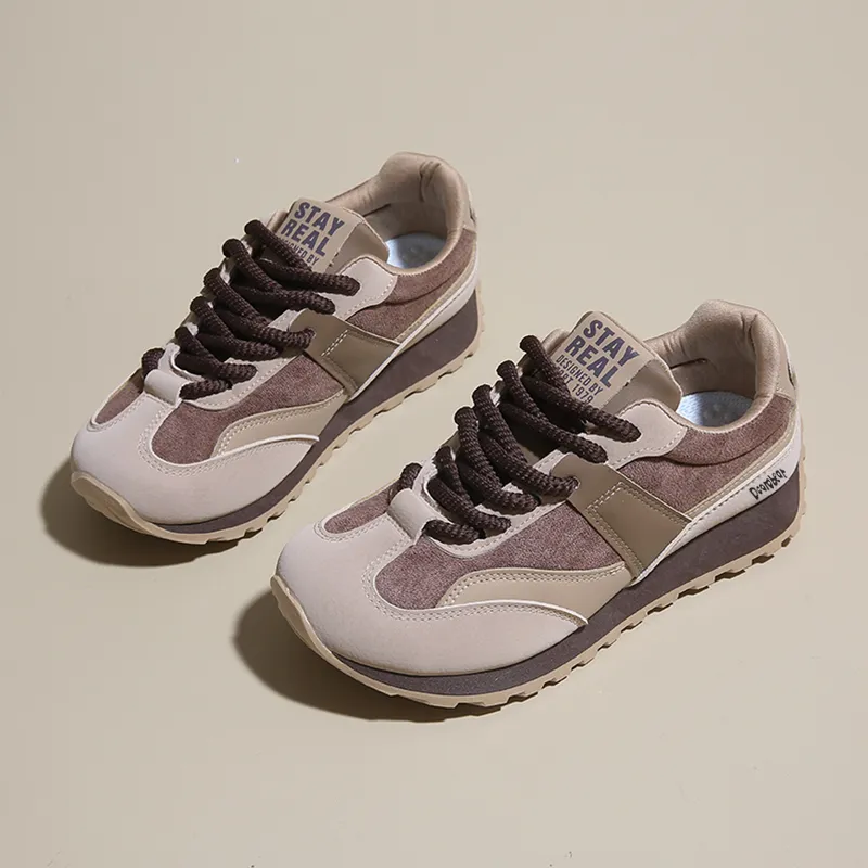 Budding Bear Anti-Slip And Wear-Resistant Lightweight Height Increasing Low-Top Casual Shoes Women's-16