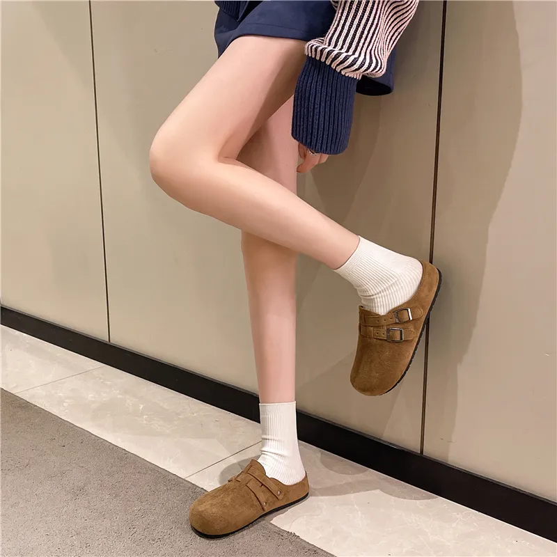 Budding Bear Quiet Abrasion Resistant Closed Toe Slippers Women's-4