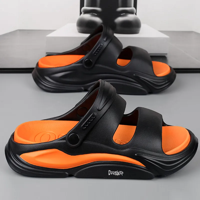 Budding Bear EVA Quiet Slip-Resistant Odor-Resistant Abrasion-Resistant Slide Slippers Unisex-7